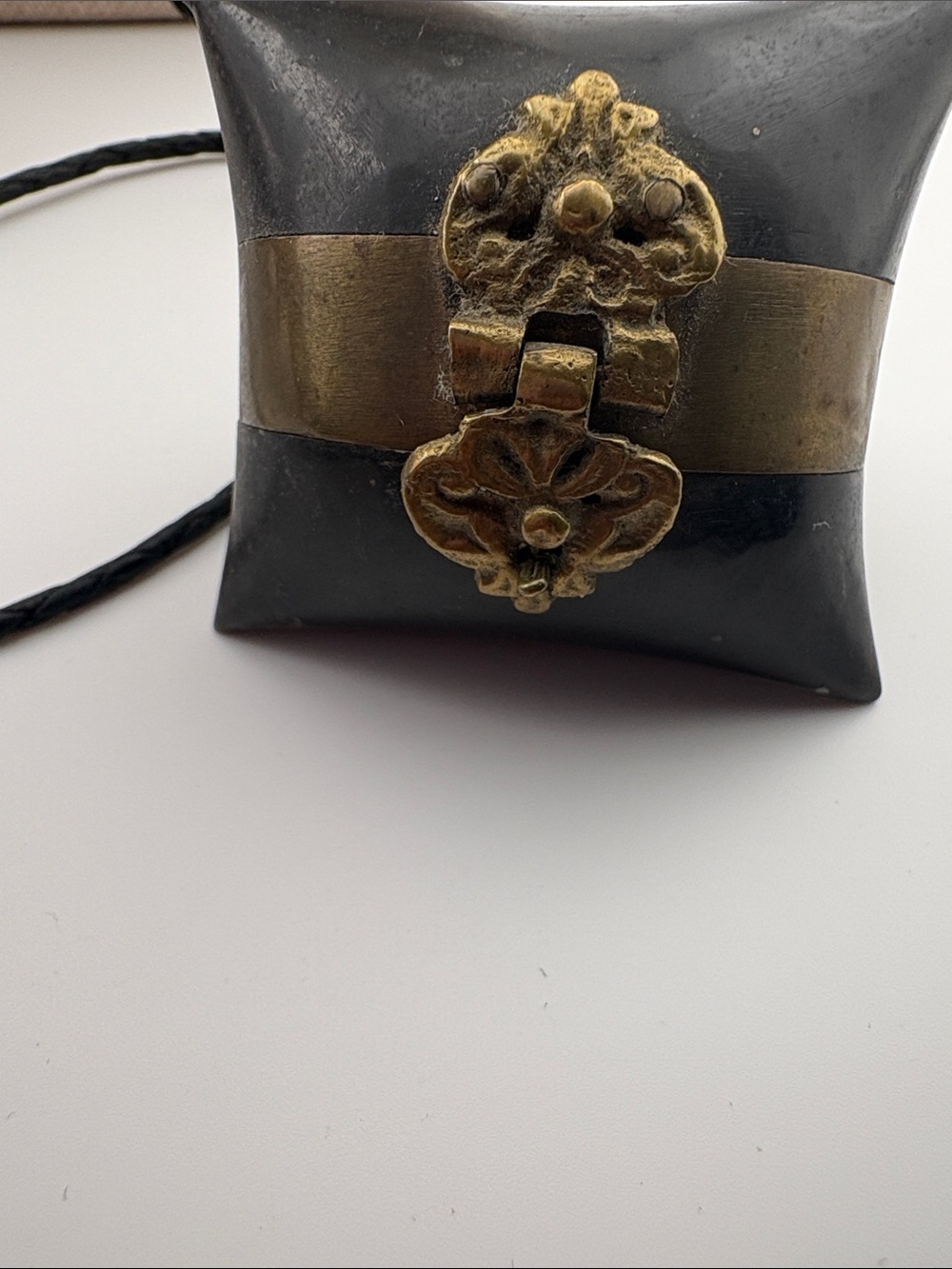Victorian Chatelaine Keepsake Box Necklace - Picture 2 of 9